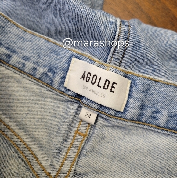 AGOLDE Mid Rise Relaxed Boot in Curio - Picture 5 of 7